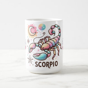 Färgrik Skorpion Zodiak Skorpion Astrologi Kaffemugg