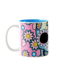 Färgrik sockerskalle