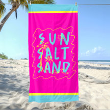 Färgrik Sol Sand Salt