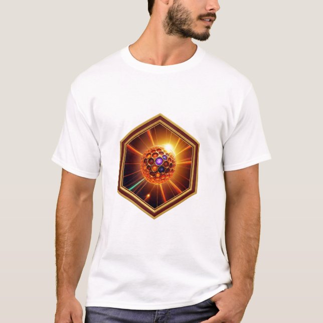 Färgrik solär foton t shirt (Framsida)