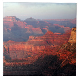 Färgrik solnedgång över Grand Canyon Kakelplatta