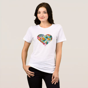 Färgrik sommar design – Ljus citrus element T Shirt