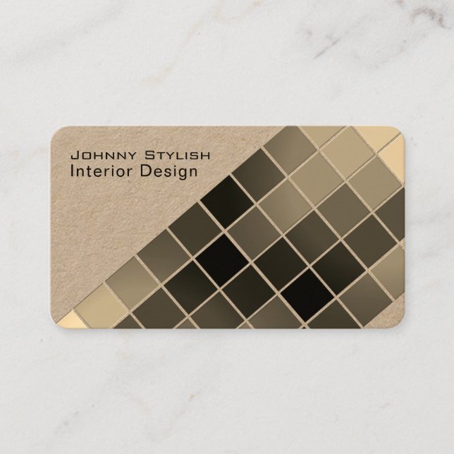 Färgrik stil för modern grafisk mönstermall visitkort (Framsida)