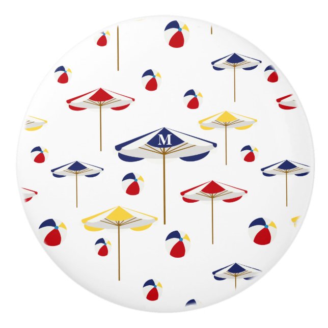 Färgrik strandparaply- och knopp (Framsidan)