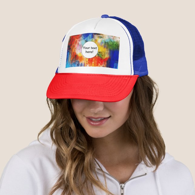 Färgrik struktur keps (In Situ)