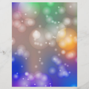 Färgrik suddig bokeh regnbåge scrapbook bakgrund