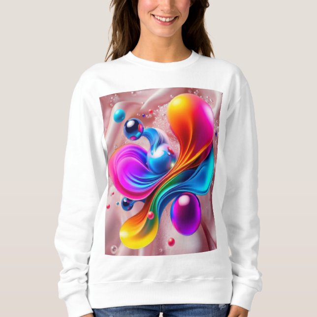 Färgrik  t shirt (Framsida)