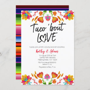 Färgrik Taco för Fiesta om kärlekPARDUSCH Inbjudningar