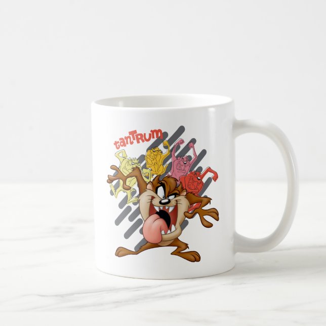 Färgrik "Tantrum" TAZ™ Kaffemugg (Höger)