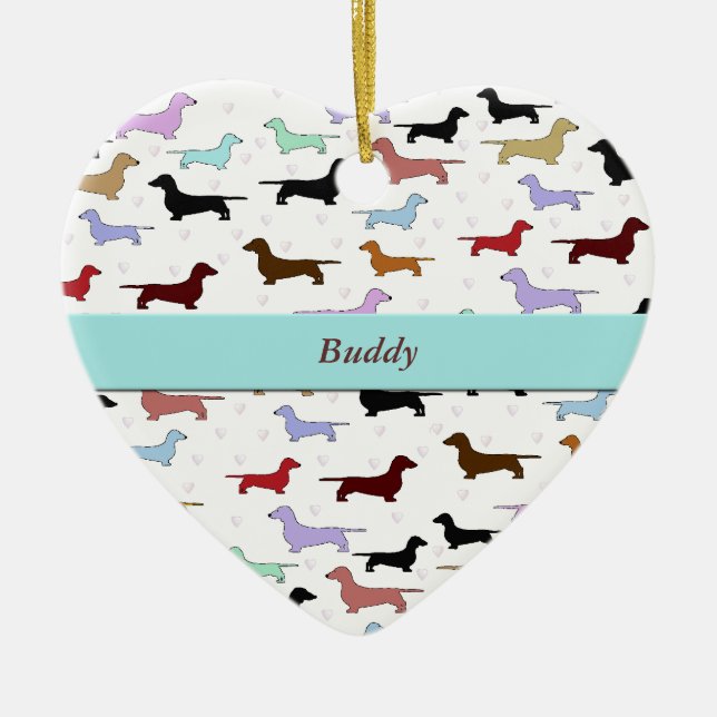 Färgrik taxprydnad julgransprydnad keramik (Framsidan)