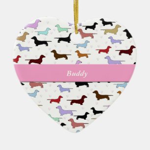 Färgrik taxprydnad julgransprydnad keramik