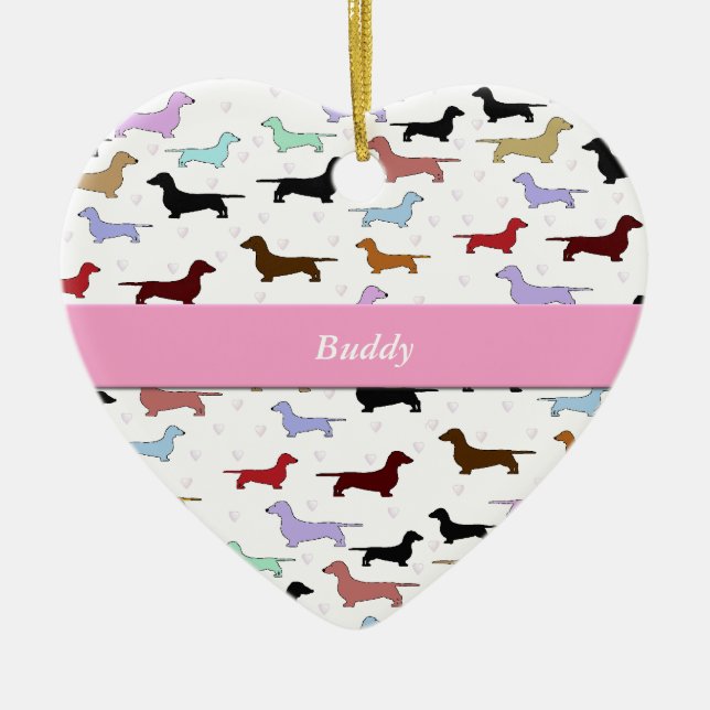 Färgrik taxprydnad julgransprydnad keramik (Framsidan)