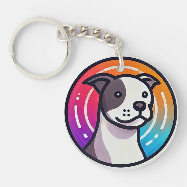 Färgrik Tecknad Hund (Framsidan)