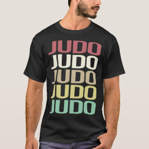 Färgrik text Judo T Shirt