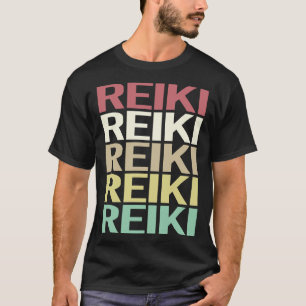 Färgrik Text Reiki T Shirt