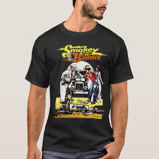 Färgrik text Smokey and the bandit bil film konst T Shirt