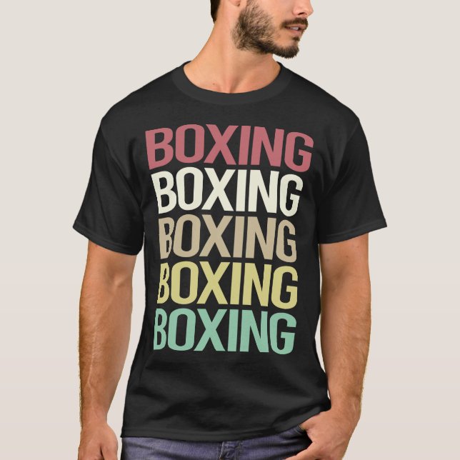 Färgrik textboxning t shirt (Framsida)