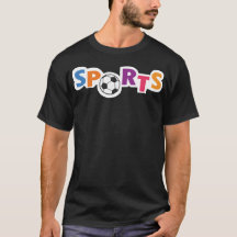 Färgrik textdesign för sport med en fotboll