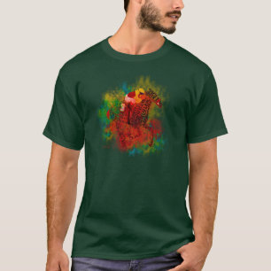 Färgrik Thoroughbred i typografi Tee