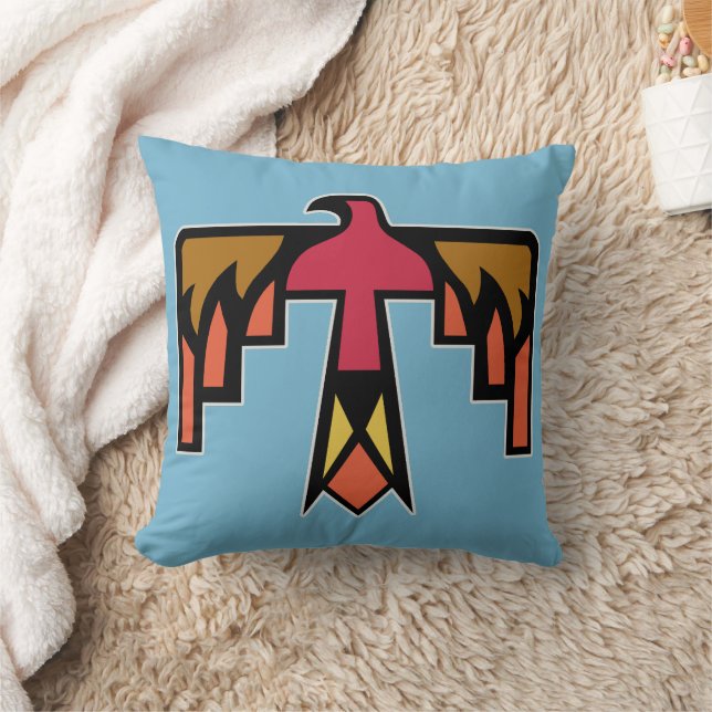Färgrik Thunderbird-design Kudde (Filt)
