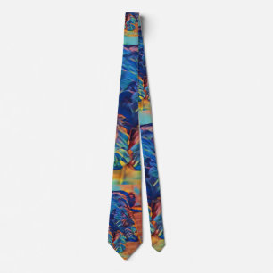 Färgrik Tie för gömd Wolfhound Slips