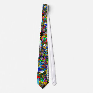 Färgrik Tie. Slips