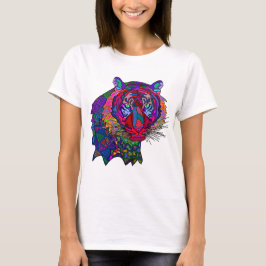 Färgrik Tiger T-Shirt