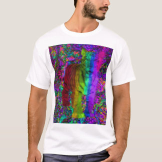 Färgrik tiger tee shirt