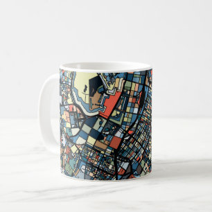 Färgrik Tokyo karta Kaffemugg