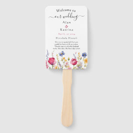 Färgrik trädgård Boho vilda blommor