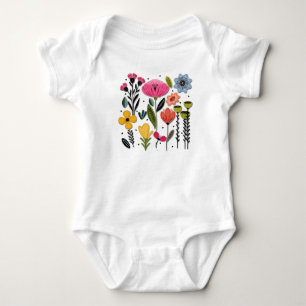 Färgrik trädgård t shirt