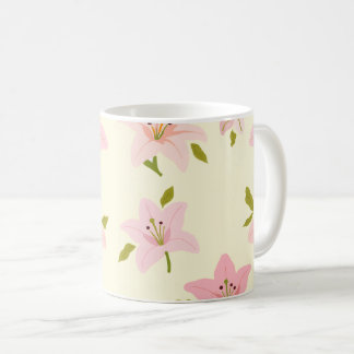 Färgrik Trädgårdsmönster Söt Kaffemugg