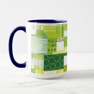 Färgrik tropisk blomster kaffemugg – Livlig blomni