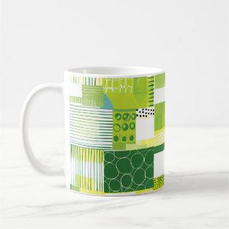 Färgrik tropisk blomster kaffemugg – Livlig blomni