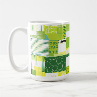 Färgrik tropisk blomster kaffemugg – Livlig blomni