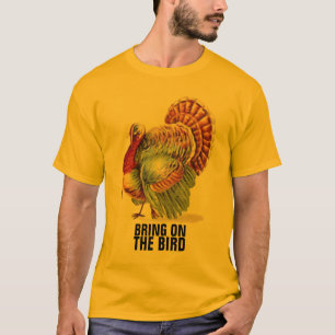 Färgrik Turkiet för thanksgiving skjorta Tee