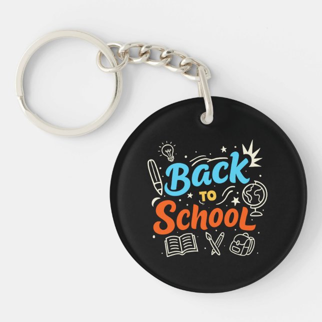 Färgrik typografidesign för tillbaka till skolan (Framsidan)