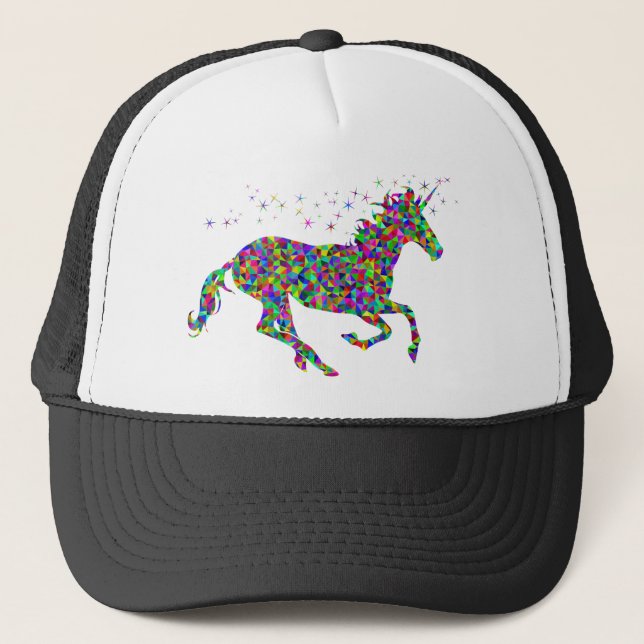 Färgrik Unicorn Keps (Framsida)