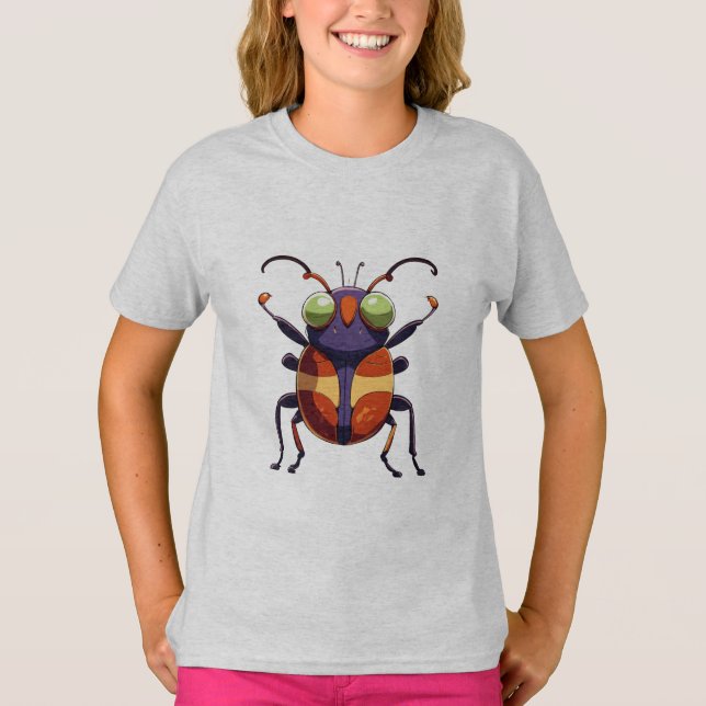 Färgrik Vägglus  T Shirt (Framsida)