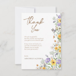 Färgrik vårblomma, trädgårdsblommor  tack kort