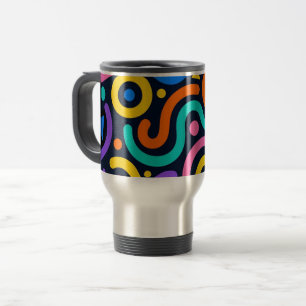 Färgrik Världs Kaffe Mugg