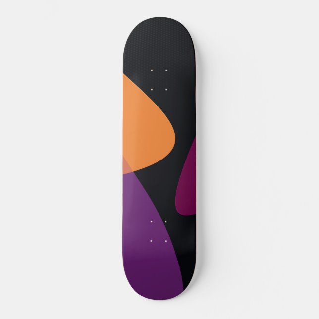 Färgrik vätska  mini skateboard bräda 18,5 cm (Framsida)