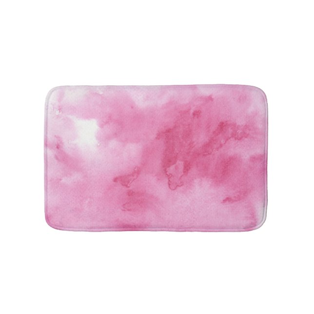 färgrik vattenfärgbakgrund för dina 2 2 badrumsmatta (Framsidan)