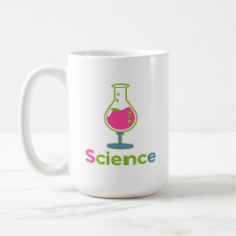 Färgrik vetenskapsbägare - Roligt labbexperiment Kaffemugg