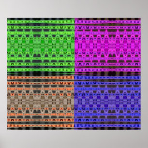 färgrik vibes poster