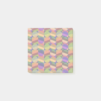 Färgrik vintageinspirerad mönster post-it block
