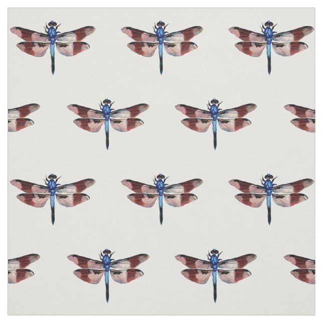 Färgrik vintagesländaillustration tyg (Provkarta)