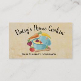 Färgrik visitkort för catering för stewkrukakock