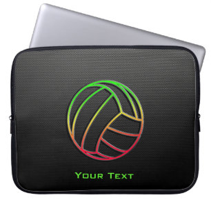 Färgrik volleyboll laptop fodral