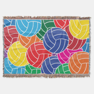 Färgrik volleybollCollage Mysfilt